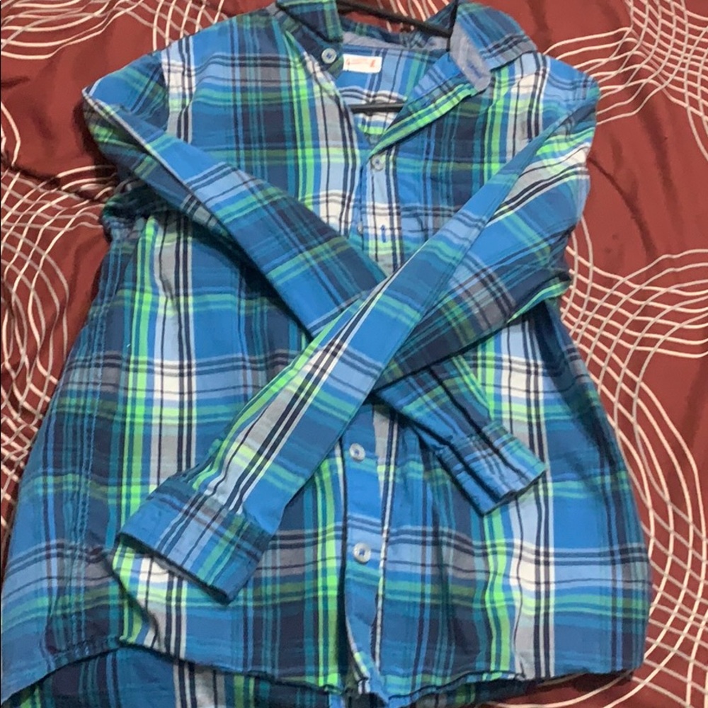 Green Blue White And Black Polo